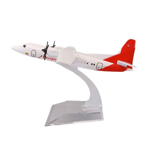 [RIM0000169] Avianca Airlines FK50 Aircraft Model 16cm