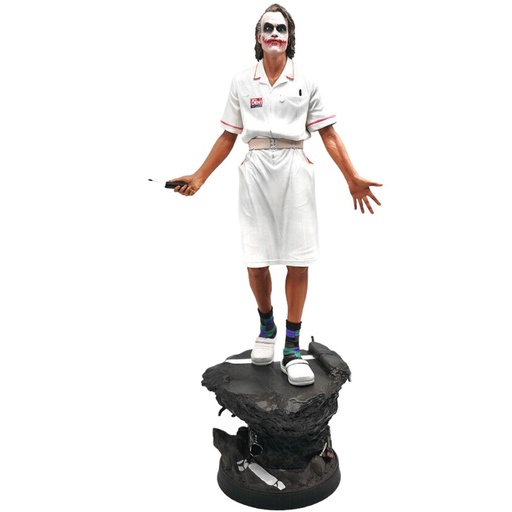 DC Comics The Dark Knight Heath Ledger Edition Joker Nurse Figure 53cm