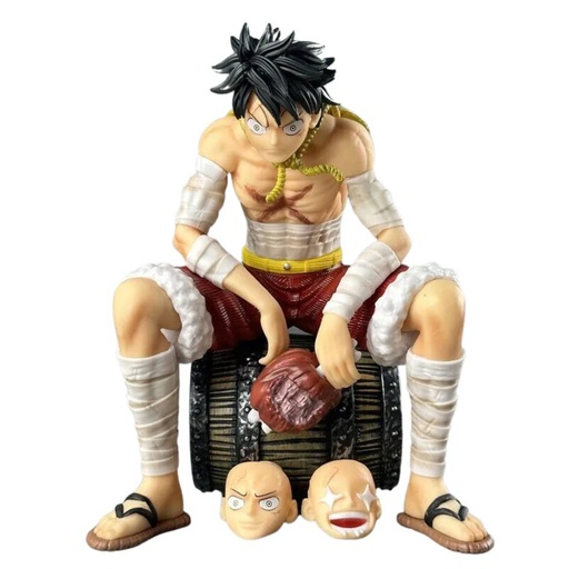 One Piece Monkey D. Luffy Sitting Figure 19cm