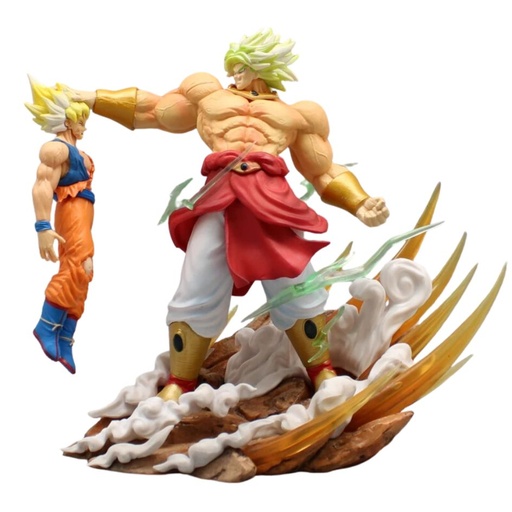 [RIM0000651] Dragon Ball Broly VS Son Goku GK Figure 20cm