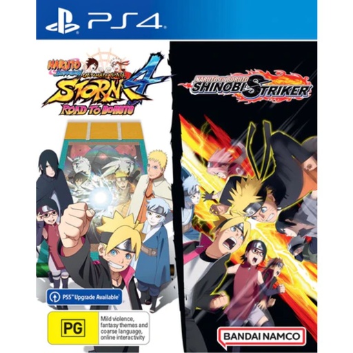 PS4 Naruto Storm 4 Road To Boruto/ Shinobi Striker (2 Disk)