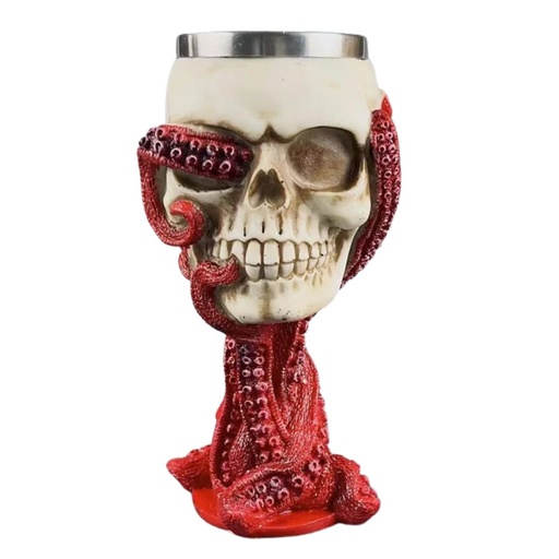 Halloween Skull And Parasite Octopus Mug