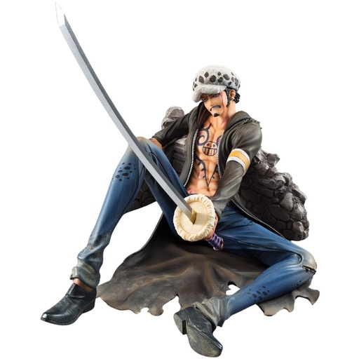 [RIM0002449] One Piece Trafalgar Law Portrait.Of.Pirate Megahouse Figure 18cm