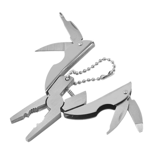Multi-Function Tool Pliers Keychain