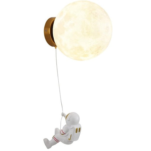 [RIM0000118] Astronaut Moon Wall Light WL01