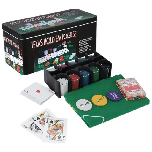 [1916500654  (L4-C17)] Texas Hold'em Professional Poker Set 200pcs WW8785-215
