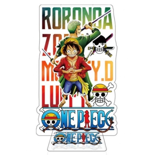 One Piece Luffy and Zoro Acrylic Standing Plate