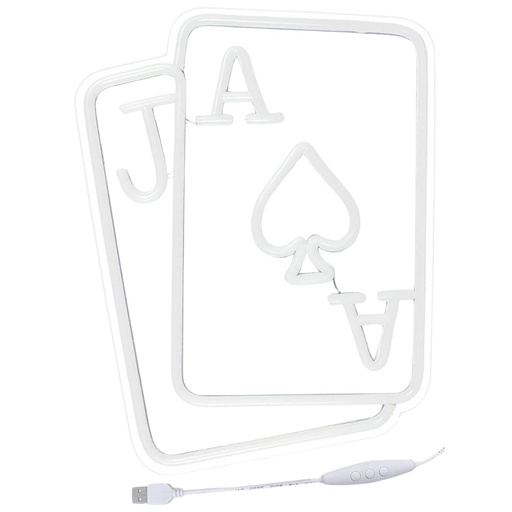 Playing Cards Neon Sign