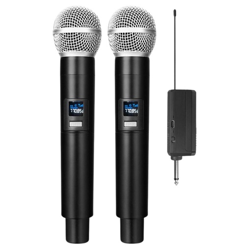 [RIM0003263] Professional Wireless Dual Handheld Microphone DM01