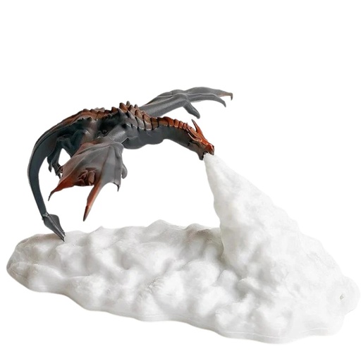 3D Dragon Flame Night Light