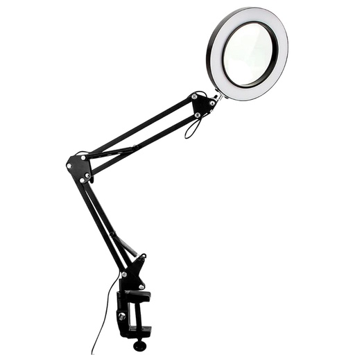 [RIM0001455] LED Desk Magnifier 155mm Optical Glass Lens NO.33155