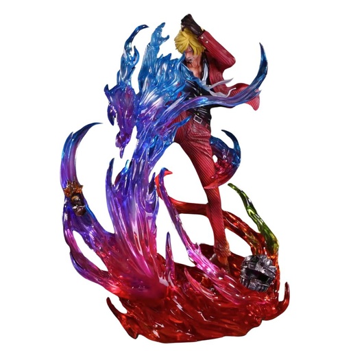 One Piece Vinsmoke Sanji Ifrit Jambe GK Figure 22cm