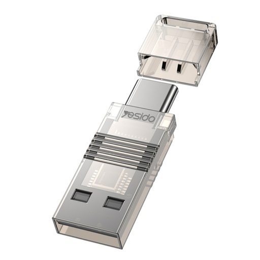 Yesido USB 2.0 and Type-C 2in1 TF Card Reader GS21