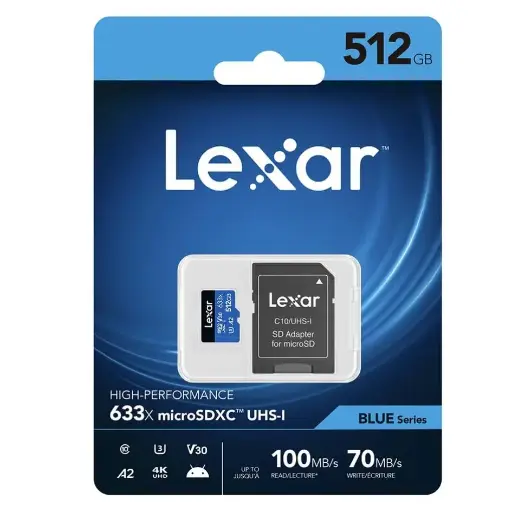 [RIM0001533] Lexar MicroSDXC Card 512GB