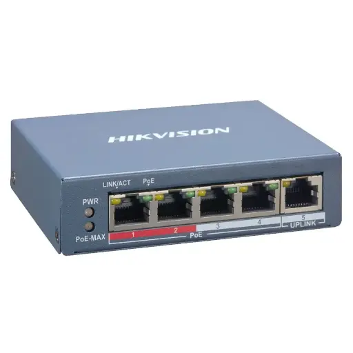[RIM0001123] Hikvision PoE 5-Ports Ethernet Switch DS-3E1105P-EI/M