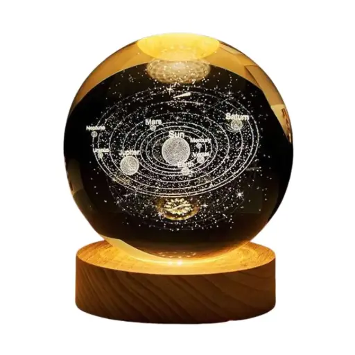 [RIM0003648] Solar System Crystal Ball LED Lamp CB04