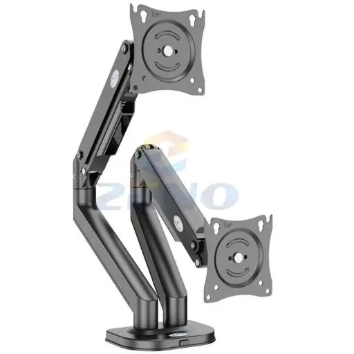 [RIM0004223] Zeno 22"-32" Double Arm Gas-Strut Desktop Monitor Stand M12D