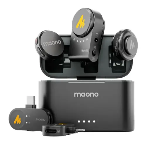 [RIM0001632] Maono AI Wireless Lavalier Microphone Wave T5 WM650A