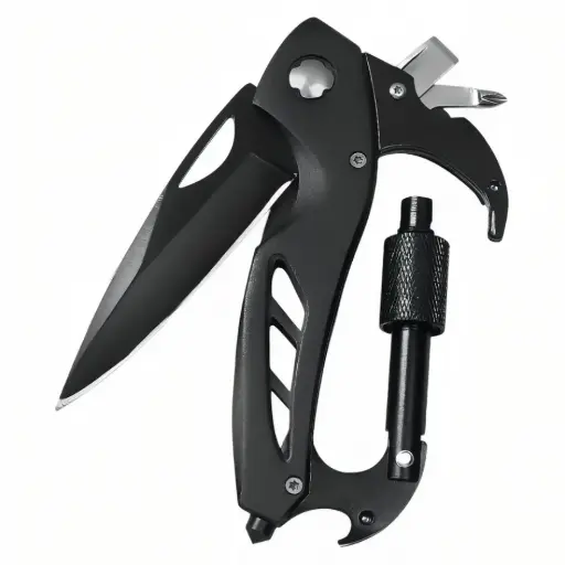[20490502830] Multitool Carabiner with Knife PKF18