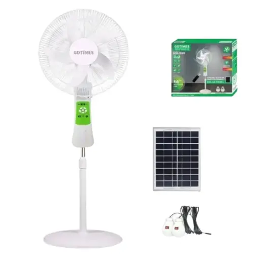 [GD-966 (L4-A5)]  GDTIMES Solar Fan GD-966